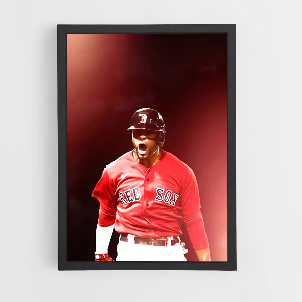 Poster Xander bogaerts – affiche Baseball (vue 2)